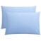 FLXXIE 2-Pack Microfiber Queen Pillow Cases, Envelope Closure, Sky Blue