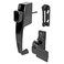 PRIME-LINE ScreenStorm Door Push Button Latch Set, Black, Night Lock