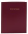 BookFactory Burdy Patent Notebook ,0.25" Grid, Hardbound, 240 Pages