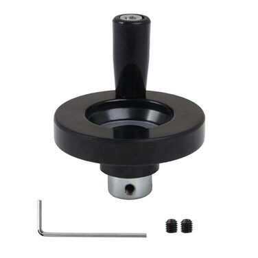 CNBTR Solid Dished Hand Wheel63mm Wheel OD10mm Mounting Hole