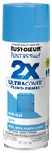 Rust-Oleum Painter's Touch 2X Ultra Cover Spray Paint, Satin Oasis Blue