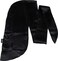 Evolve Satin Wrap Scarf, Black
