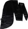 Evolve Satin Wrap Scarf, Black