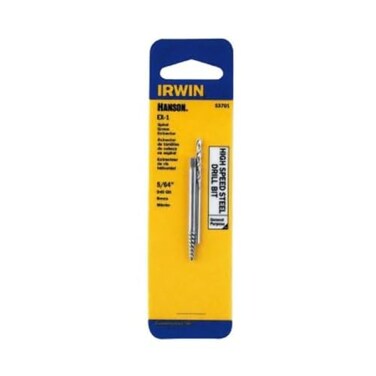 STANLEY Irwin Hanson 53701 5/64" Spiral Screw ExtractorDrill Bit Set