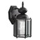 Progress Lighting BrassGUARD Outdoor Wall Lantern Light, Black