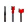 Freud 89-660: 3 Piece Undersized Plywood Bit Set ,1/4" Shank