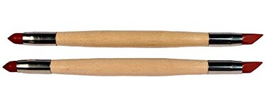 Creative HobbiesPaint Eraser Squeegee, Precision Paint Eraser Stick Tool, Moist Clay Shaper, Pack of 2