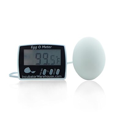 Incubator Warehouse Egg-O-Meter„- Large Digital Display Egg Thermometer with Min/Max Memory