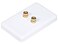 Monoprice 103639 Banana Binding Post Wall Plate for 1 Speaker