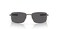 Oakley Sunglasses for Men - OO4075 Square Wire Rectangular Polarized Sunglasses PRIZM Lenses - Carbon/Grey Polarized - Size 60