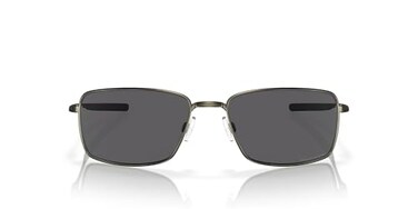 Oakley Sunglasses for Men - OO4075 Square Wire Rectangular Polarized Sunglasses PRIZM Lenses - Carbon/Grey Polarized - Size 60