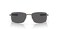 Oakley Sunglasses for Men - OO4075 Square Wire Rectangular Polarized Sunglasses PRIZM Lenses - Carbon/Grey Polarized - Size 60