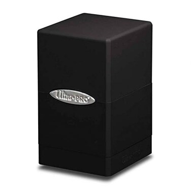 Ultra Pro Satin Tower Deck BoxBlack1-Pack