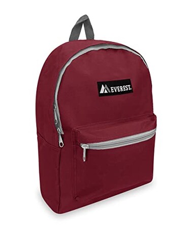 Everest 1045K Basic Backpack, 15", Burdy