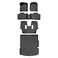 SMARTLINER 1st Row Floor Liners for 2016-2026 Dodge Durango