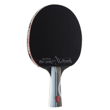 JOOLA Infinity Edge - Tournament Performance Carbon Technology - Black Rubber on Both Sides - Competition Ready - Table Tennis Racket for Advanced Training - Designed for Speed - Light Blue