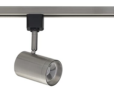 Satco Nuvo TH477, Track Head Light, Brushed Nickel, Adjustable, Track Lighting