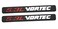Aimoll 2pcs 5.3l Vortec Hood Emblems Replacement for Z71 GMC Engine Badge Silverado Chrome ,Black White