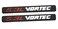 Aimoll 2pcs 5.3l Vortec Hood Emblems Replacement for Z71 GMC Engine Badge Silverado Chrome ,Black White