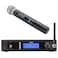 Gemini UHF Handheld Microphone System, 256 Channels, 240ft ,UHF-6100M-R2