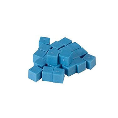 hand2mind Blue Plastic Base Ten Unit Blocks, Place Value Blocks, Counting Cubes for Kids Math, Base Ten Blocks Classroom Set, Math Blocks Kindergarten, Base 10 Math Manipulatives ,Set of 100