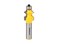 YONICO Corner Bead Router Bits 5/32-Inch Radius 1/2-Inch Shank 13109