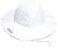 Flap Happy Floppy Hat, White Medium