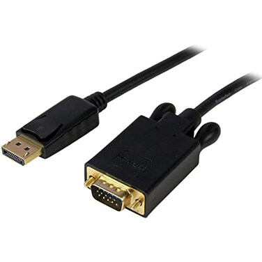 StarTech 15ft Active DisplayPort to VGA Cable, 1080p, DP 1.2 ,DP2VGAMM15B