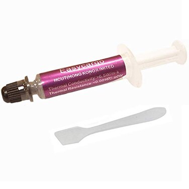Easycargo 6.5 W/m-k Thermal Paste Kit, High Performance Thermal Grease Compound for Cooler Heatsink Interface Computer Processor CPU GPU ,1-Pack