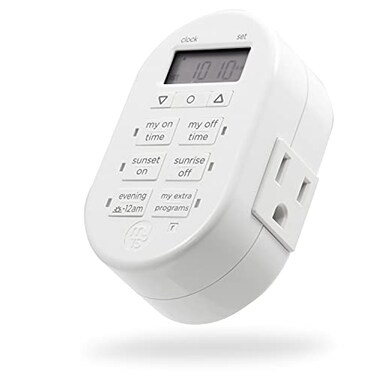 myTouchSmart Plug-in Digital Timer, 1 Grounded Outlet, White