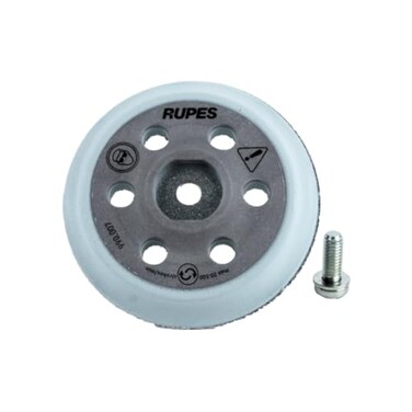 RUPES Random Orbital Backing Plate,&tilde; 75mm/3" Hook and Loop, M6 Bolt Included