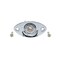 Musiclily Basic 6.35mm Oval Guitar Loaded Jack Socket Plate Chrome