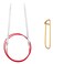 ChiaoGoo Red Lace 40-Inch, US 0 ,2mmCircular Knitting Needle