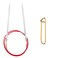 ChiaoGoo Red Lace 40-Inch, US 0 ,2mmCircular Knitting Needle