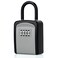 ABRA FOX Key Lock Box, Combination Lock box with Code for House Key Storage, Combo Door Locker ,Black-1pack