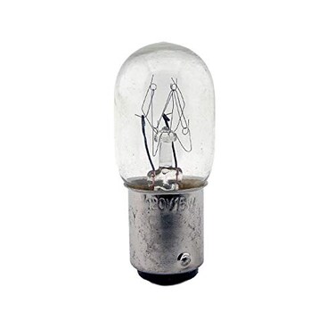 Cutex Sewing Machine Light Bulb, 9/16" Base 120V 15W Push-in TurnLock4PCW