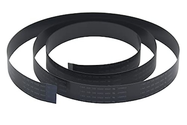 A1 FFCs - Flex Ribbon Extension Cable for Raspberry Pi Camera - Black 1m/3.28ft Long