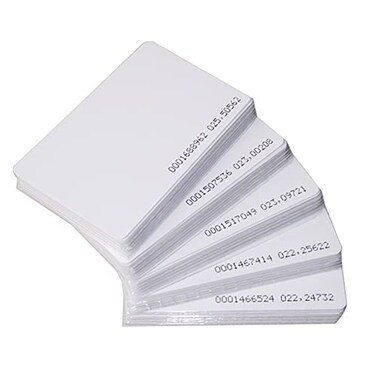 YARONGTECH RFID Card Proximity access control 125khz Blank 0.9mm Thin EM4100 Chip ,pack of 100