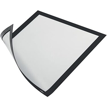 Durable DURAFRAME Magnetic FrameA4 Format in BlackPack of 1 FramesDocument Frame for Professional Internal Signage