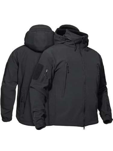 TACVASEN Men's Tactical Softshell Jacket Winter Soft Warm Fleece Lined