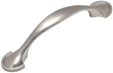 Cosmas 25 Pack 6632SN Satin Nickel Pull 3 Inch Hole Centers