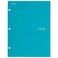 Five Star 4 Pocket Folder, 2 Pocket Folder Plus 2 Additional Pockets, Teal ,72087