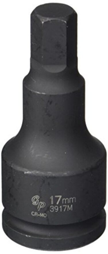 Grey Pneumatic ,3917M 3/4" Drive x 17mm Hex Driver Socket