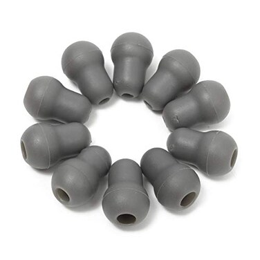 Emivery 10PCS Super Soft Silicone Earplug Eartips Earpieces for Littmann Stethoscope ,Gray