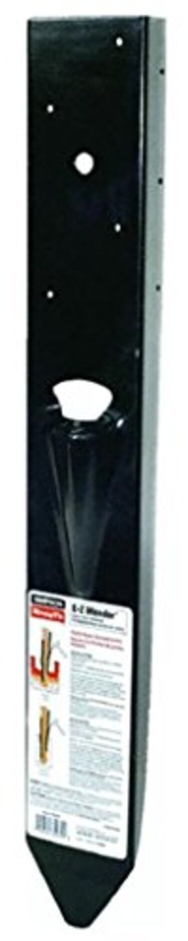 Simpson Strong-Tie 2 Pack Simpson Strong Tie FPBM44E E-Z Mender 4x4 Post Repair Bracket with Black Finish ,1 Pair