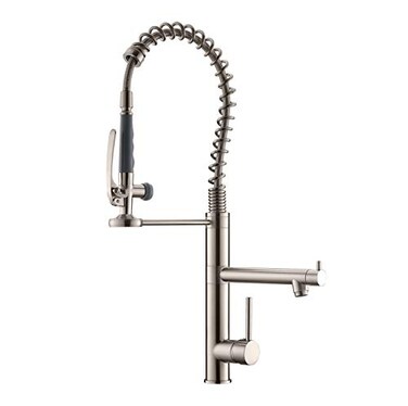 AIMADI Commercial Kitchen Faucet with Pull Down Sprayer,Single Handle