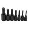 STANLEY Proto J74152 Impact Bit Socket Set, 1/2In Dr, 6 Pt, 7 Pc