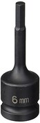 Grey Pneumatic ,2906M1/2" Drive x 6mm Hex Driver Socket