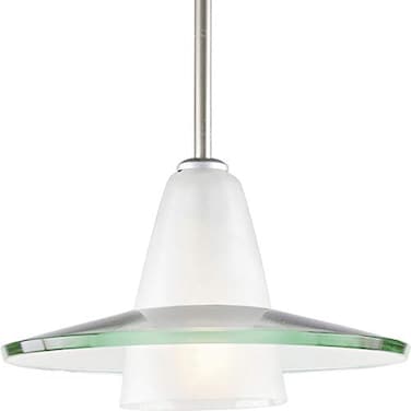 Progress Lighting Modern Mini-Pendant Light, Brushed Nickel