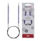 KnitPro Zing Fixed Circular Needles 16" ,40cmUS Size 7 ,4.5mm